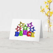 Dance Stars Kaart (Gele Bloem)