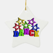 Dance Stars Keramisch Ornament (Voorkant)