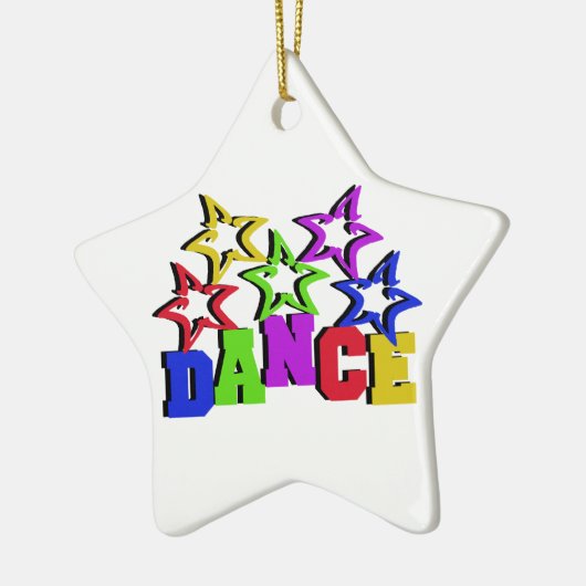 Dance Stars Keramisch Ornament (Links)