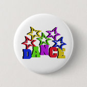 Dance Stars Ronde Button 5,7 Cm (Voorkant)