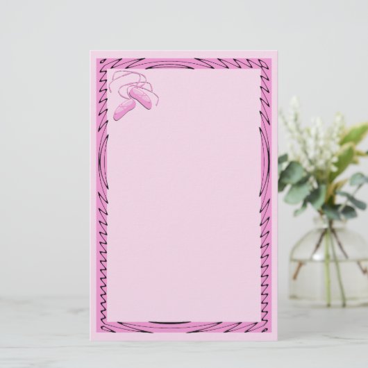 Dance Stationery Briefpapier (Staand voorkant)