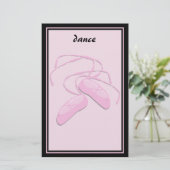 Dance Stationery Briefpapier (Staand voorkant)