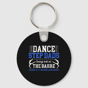 Dance Step-Dad Funny Dancing Stepdad van een danse Sleutelhanger