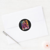 Dance Street Dance Breakdance Ronde Sticker (Envelop)