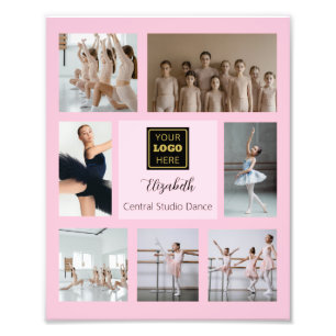 Dance Studio Ballet Collage Foto Afdruk