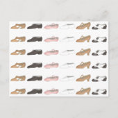 Dance Studio Ballet Tap Jazz Acro schetst leraar Briefkaart (Voorkant)