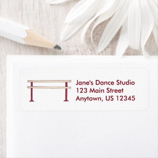 Dance Studio Class Ballet Ballerina Dancer Barre Etiket (Insitu)