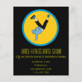 Dance studio hip hop dans les business flyer (Voorkant)