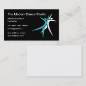 Dance Studio Lessons Instructor Visitekaartje (Voorkant / Achterkant)