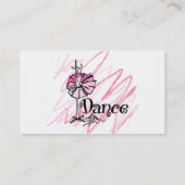 Dance Studio of Shop Visitekaartje (Achterkant)