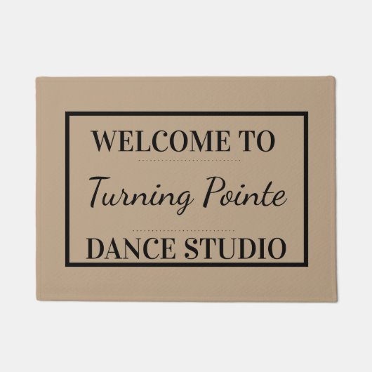 Dance Studio Personalized Deurmat (Voorkant)
