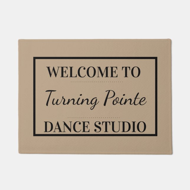 Dance Studio Personalized Deurmat (Voorkant)