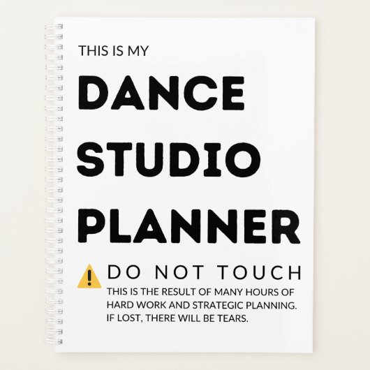 Dance Studio Planner (Voorkant)