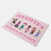 Dance Studio School Decor Ballet Tap Jazz Deurmat (Schuin)