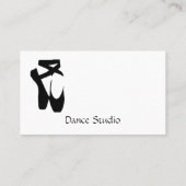 Dance Studio School Visitekaartje (Achterkant)
