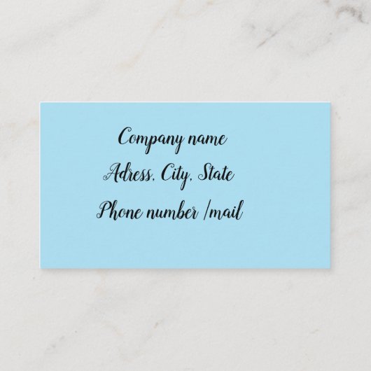 Dance studio visitekaartje (Achterkant)