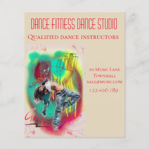 Dance studio's dansen flyer
