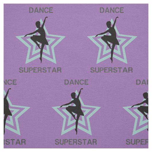 Dance Superstar Fabric Stof (Swatch)