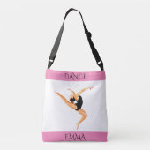 Dance tas, gepersonaliseerde naam. crossbody tas (Achterkant)