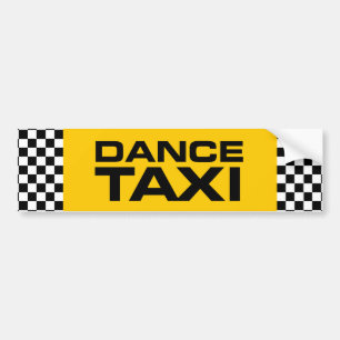 Dance Taxi (Ballet) Bumpersticker