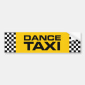 Dance Taxi Bumpersticker (Voorkant)