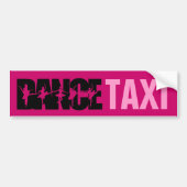 DANCE TAXI BUMPERSTICKER (Voorkant)