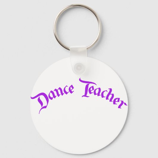 Dance Teacher (aanpassen) Sleutelhanger (Voorkant)