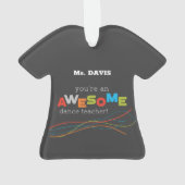 Dance Teacher Appreciation Day, Geweldige Ornament (achterkant)