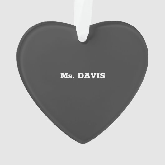 Dance Teacher Appreciation Day, Geweldige Ornament (achterkant)