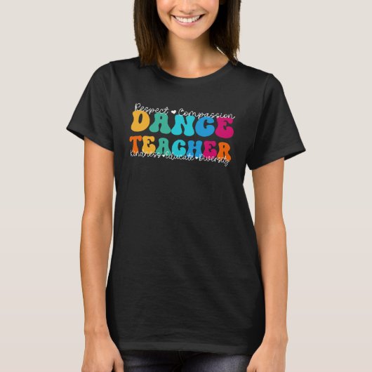 Dance Teacher Appreciation Week Terug naar school T-shirt (Voorkant)