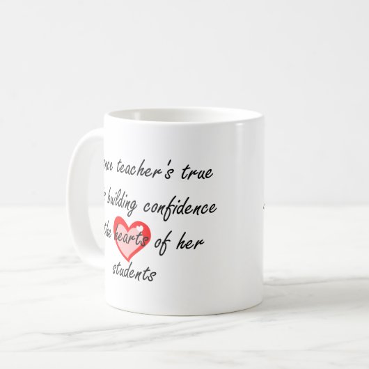 Dance Teacher - Bouw Vertrouwen Koffiemok (Voorkant links)