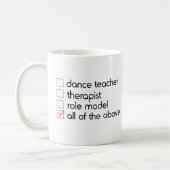 Dance Teacher Checklist Koffiemok (Links)