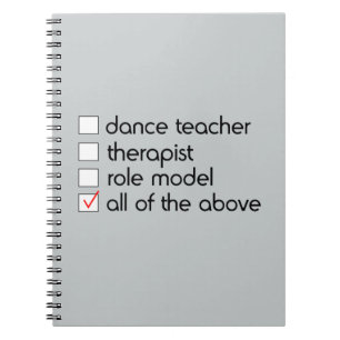 Dance Teacher Checklist Notitieboek