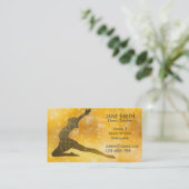 Dance Teacher Dance Instructor modern stijlvol Visitekaartje (Staand voorkant)