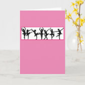 Dance Teacher Dank je Kaart (Gele Bloem)