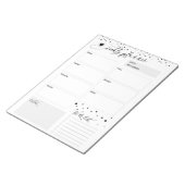 Dance Teacher Dotted Weekly Planner Notitieblok (Schuin)