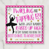 Dance Teacher Gift Label (Voorkant)
