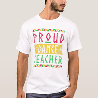 Dance Teacher Gift voor zwart T-shirt
