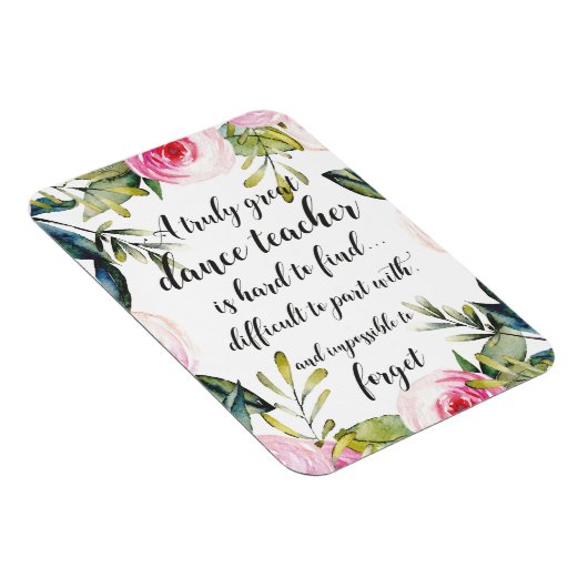 Dance Teacher Hartelijk dank voor uw dansdocent Magneet (Rechterzijde)