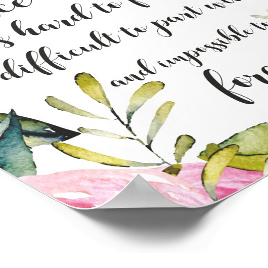 Dance Teacher Hartelijk dank voor uw dansdocent Poster (Hoek)