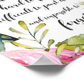 Dance Teacher Hartelijk dank voor uw dansdocent Poster (Hoek)