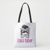 Dance Teacher Instructor Bedankt Gift Ballet  Tote Bag (Voorkant)