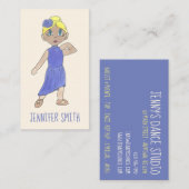 Dance Teacher Instructor School Studio Lyrical Visitekaartje (Voorkant / Achterkant)