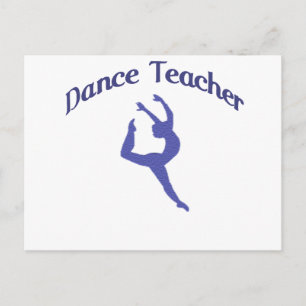 Dance Teacher Jete Briefkaart