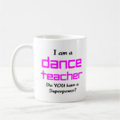 dance teacher koffiemok (Links)