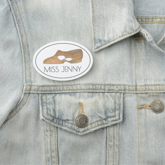 Dance Teacher Lyrical Modern Shoe Choreograaf Naamplaatje (In situ)