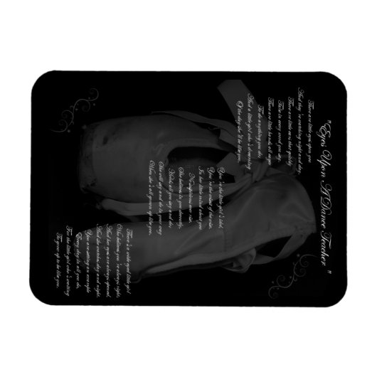 Dance Teacher Poem Magneet (Horizontaal)