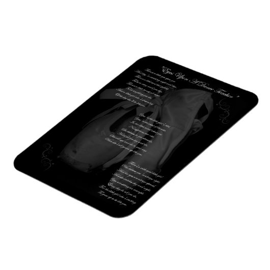 Dance Teacher Poem Magneet (Linkerzijde)