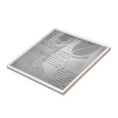 Dance Teacher Poem Tegeltje (Zijkant)