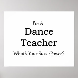 Dance Teacher Poster